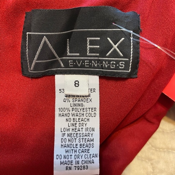 “ALEX EVENINGS” Ruched Cocktail Dress - Picture 15 of 16